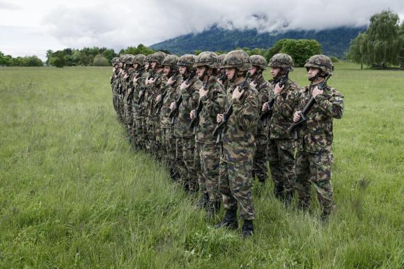 army recruits