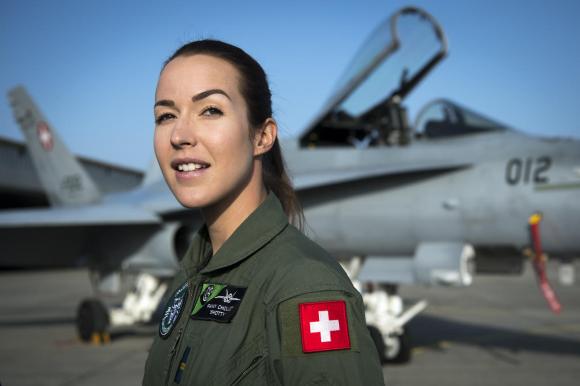 Fanny Chollet, Switzerland’s first female fighter pilot