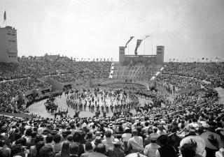 L arène de la Fête des Vignerons en 1955