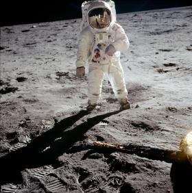 Buzz Aldrin auf dem Mond 1969