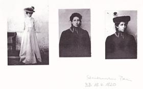 白いドレスやコートを着た女性の写真
