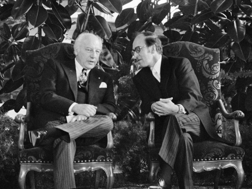 Wie Bundespräsident Scheel 1977 in Bern