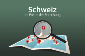 Banner: Schweiz im Fokus der Forschung