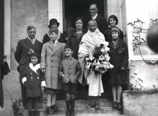 Gandhi visita