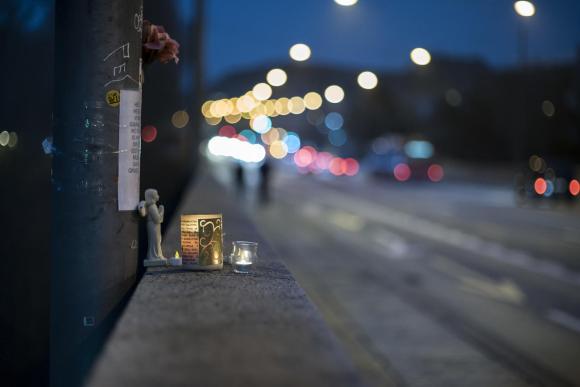 Bridge with candle