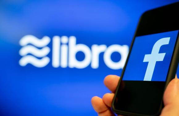Libra and facebook logos