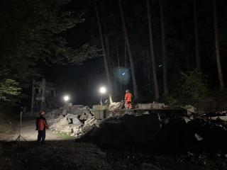 REDOGベルン訓練施設のナイトサーチ 
