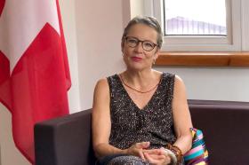 Swiss Ambassador to Nepal, Elisabeth von Capeller