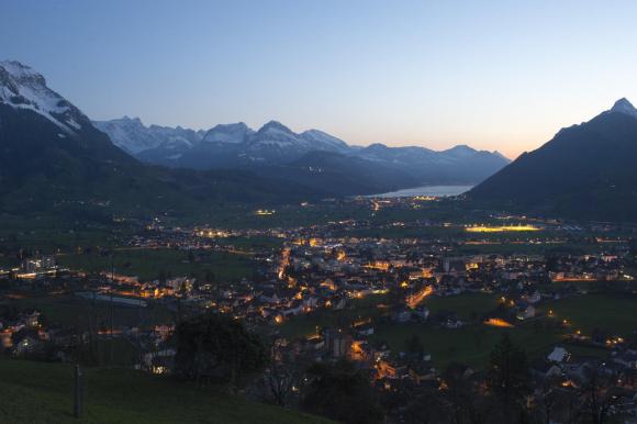 Vista del cantón Schwyz
