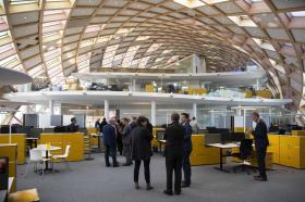 View inside new Swatch Group headquarters in Biel