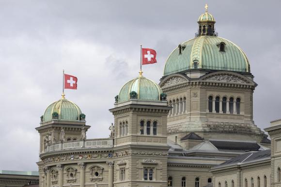 Federal parliament building in Bern, Switzerland