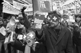 Zivilverteidigung Demo 1969
