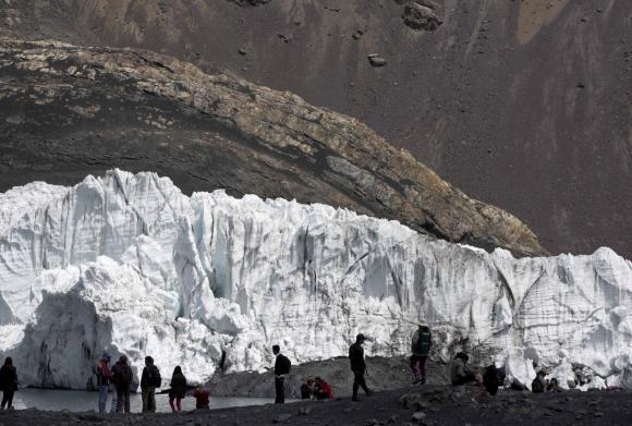 the Pastoruri glacier, Peru