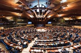 قاعة اجتماعات المجموعة البرلمانية التابعة لمجلس أوروبا في ستراسبورغ