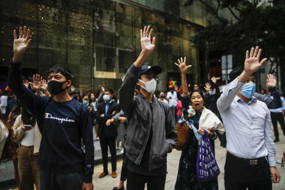 Hong Kong protestors