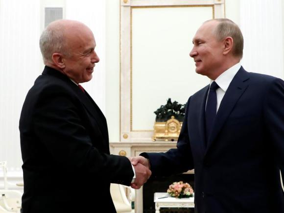 Ueli Maurer und Wladimir Putin