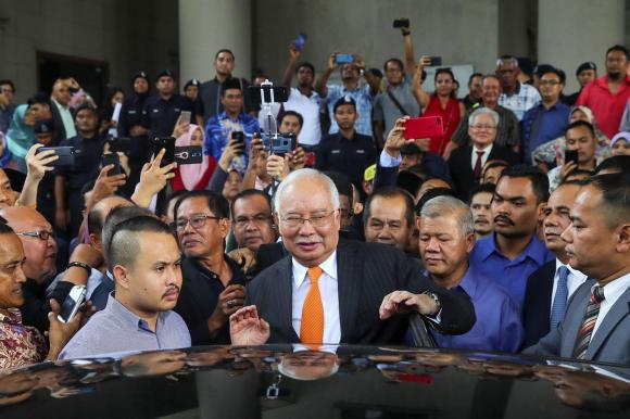 Former Malaysian leader Najib Razak