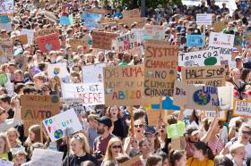 Climate protest