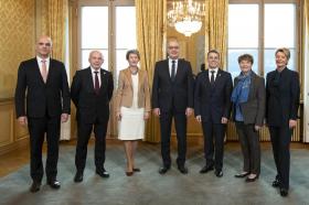 Miembros del Gobierno suizo