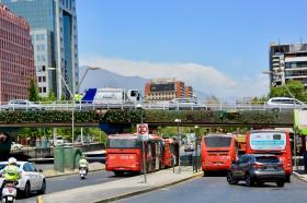 Autobuses en Santiago de Chile