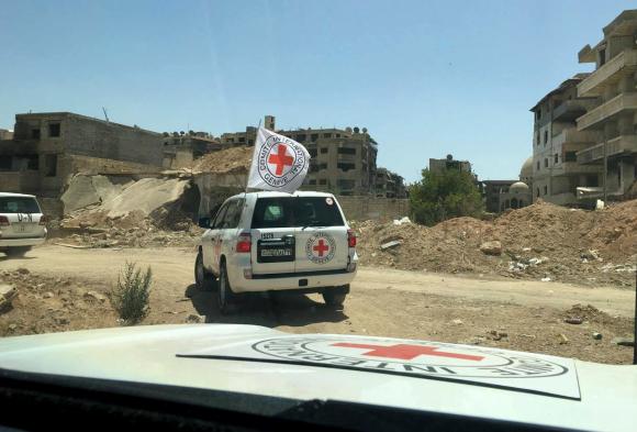 Red Cross vehicle