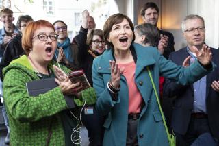 Verdes comemoram vitória eleitoral
