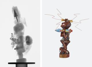 Radiographie et sculpture.