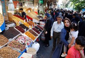 Mercado en Irán