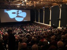 索洛图恩电影节(Solothurner Filmtage)上《突然想家》在Reithalle首映现场
