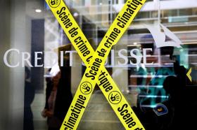 bank and crime scene tape