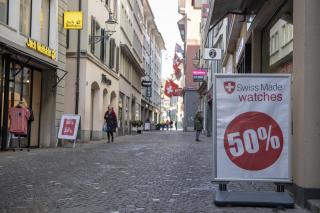 Empty streets in Lucerne