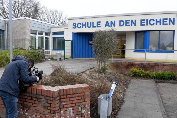 Una scuola tedesca chiusa.