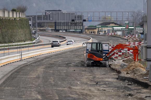 cantiere autostradale chiuso