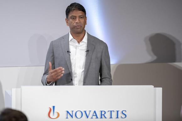 Novartis Chief Executive Vas Narasimhan