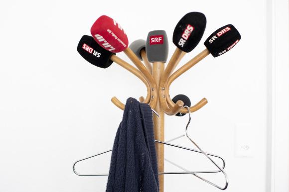coat hanger and microphone protection