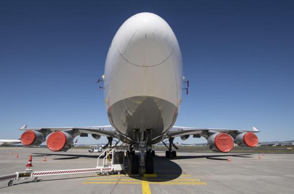 grounded plane