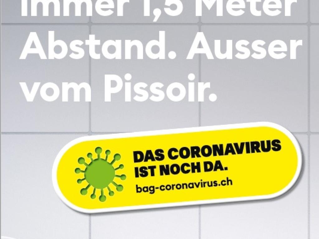 BAG startet neue Plakatkampagne für CoronaRegeln SWI swissinfo.ch