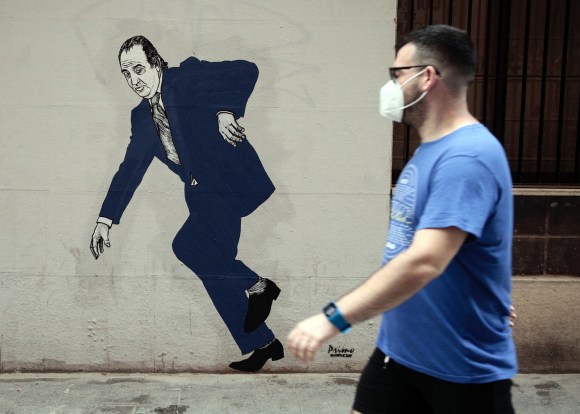 Graffiti do rei Juan Carlos