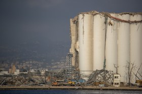 Beirut blast site