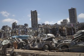 Devastation after explosion in Beirut