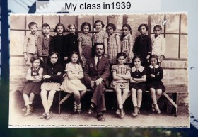 Historische Fotografie Schulklasse