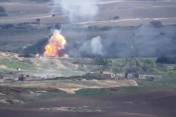 Armenia Azerbaijan conflict scene