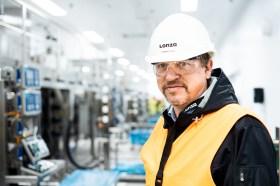 Torsten Schmidt, efe de la línea de producción de vacunas “Ibex” en la planta de Lonza en Visp