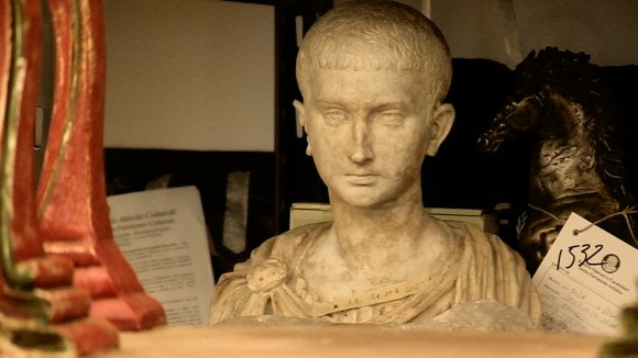 Um busto da Roma antiga