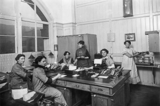 1910年前後的秘書辦公室