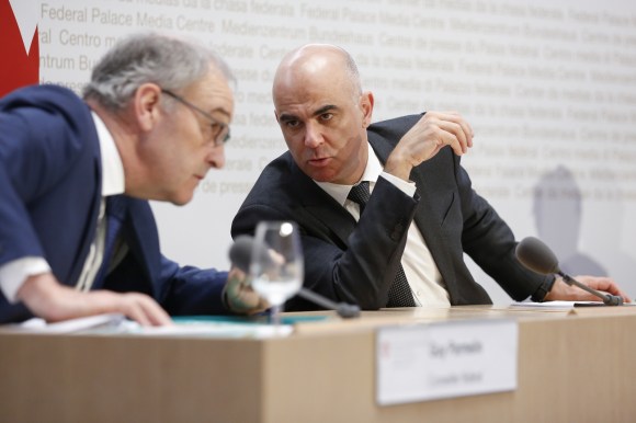 Guy parmelin e Alain berset