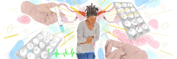illustration women s health products