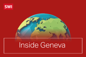 Picture of Inside Geneva logo over a globe