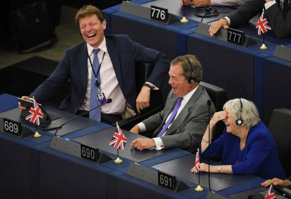 Políticos en el Parlamento Europeo
