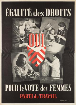 Plakat Frauenstimmrecht